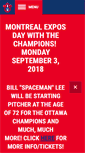 Mobile Screenshot of ottawachampions.com