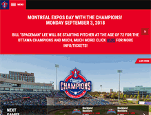 Tablet Screenshot of ottawachampions.com
